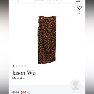 Jason Wu Maxi Skirt Size Large